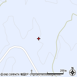 福島県川俣町（伊達郡）秋山（ヲボケ沢）周辺の地図