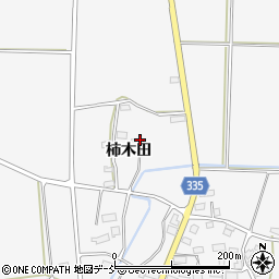 福島県喜多方市熱塩加納町加納柿木田周辺の地図