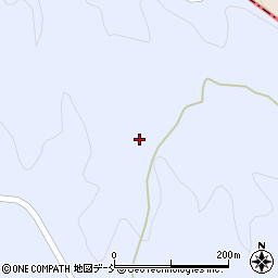 福島県川俣町（伊達郡）秋山（狢窪）周辺の地図