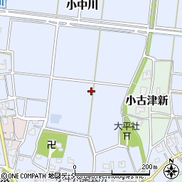 新潟県燕市小中川周辺の地図