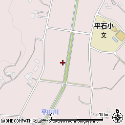 福島県福島市平石周辺の地図