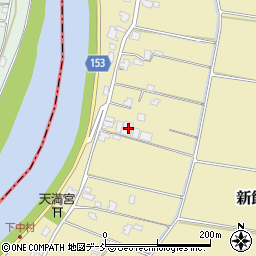 新潟県新潟市南区新飯田1500周辺の地図