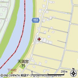 新潟県新潟市南区新飯田1510-2周辺の地図