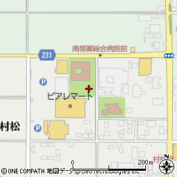 新潟県五泉市村松周辺の地図