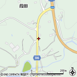 福島県福島市立子山弥平田周辺の地図