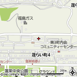 県営蓬莱団地１６号棟周辺の地図