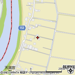 新潟県新潟市南区新飯田1495-2周辺の地図