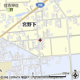 新潟県五泉市宮野下6455-1周辺の地図