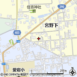新潟県五泉市宮野下6187-2周辺の地図