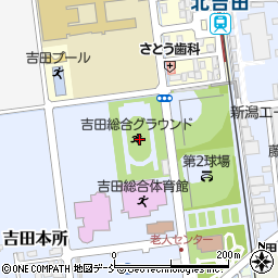 燕市吉田総合スポーツセンター陸上競技場周辺の地図