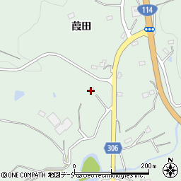 福島県福島市立子山金井作周辺の地図
