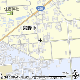 新潟県五泉市宮野下6341-1周辺の地図