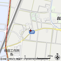 新潟県新潟市西蒲区小吉23-1周辺の地図