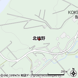 福島県福島市山田北焼野周辺の地図