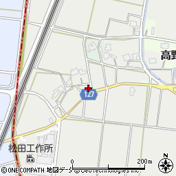 新潟県新潟市西蒲区小吉23-2周辺の地図