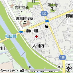 只野染物店周辺の地図