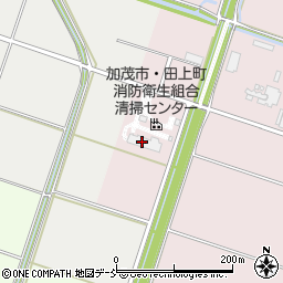 加茂市田上町消防衛生組合清掃センター周辺の地図