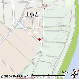 新潟県新潟市西蒲区上小吉64-3周辺の地図