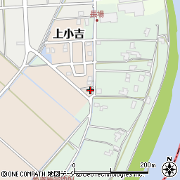 新潟県新潟市西蒲区上小吉64周辺の地図