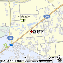 新潟県五泉市宮野下6199-1周辺の地図