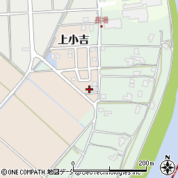 新潟県新潟市西蒲区上小吉63-4周辺の地図