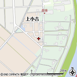 新潟県新潟市西蒲区上小吉62周辺の地図