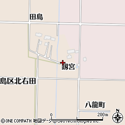福島県南相馬市鹿島区北右田釼宮周辺の地図