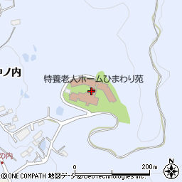 福島県福島市田沢入周辺の地図