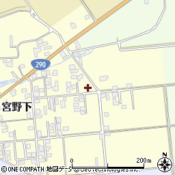 新潟県五泉市宮野下6216-2周辺の地図