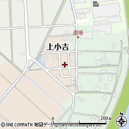 新潟県新潟市西蒲区上小吉32周辺の地図