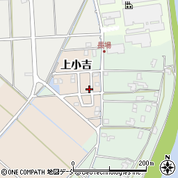 新潟県新潟市西蒲区上小吉32-8周辺の地図