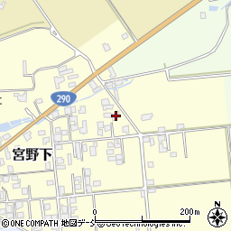 新潟県五泉市宮野下6215-4周辺の地図