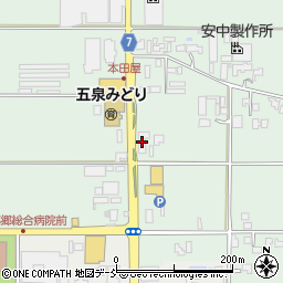 桜井メリヤス第２工場周辺の地図