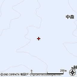 福島県川俣町（伊達郡）秋山（上井戸上）周辺の地図