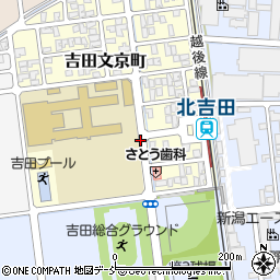 吉田中学校前周辺の地図