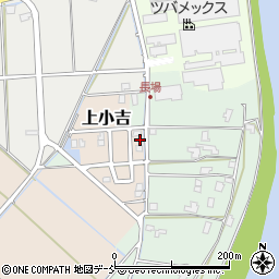 新潟県新潟市西蒲区上小吉18-7周辺の地図