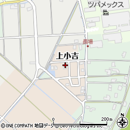 新潟県新潟市西蒲区上小吉21-4周辺の地図