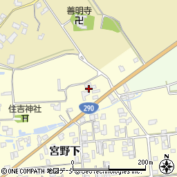 新潟県五泉市宮野下5854-1周辺の地図