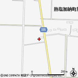 福島県喜多方市熱塩加納町加納（朴林）周辺の地図
