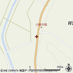福島県川俣町（伊達郡）小島（中島）周辺の地図