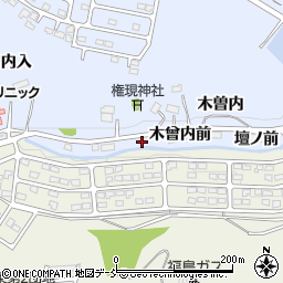 福島県福島市田沢中ノ町周辺の地図