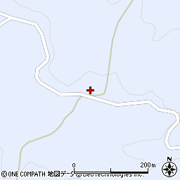 福島県伊達郡川俣町秋山上椚平周辺の地図