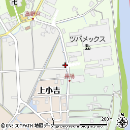 新潟県新潟市西蒲区小吉1375-1周辺の地図