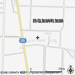 福島県喜多方市熱塩加納町加納西ノ宮周辺の地図