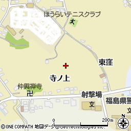 福島県福島市清水町町尻周辺の地図