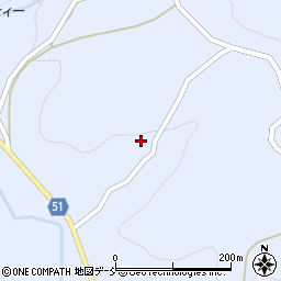 福島県伊達郡川俣町秋山高橋沢周辺の地図