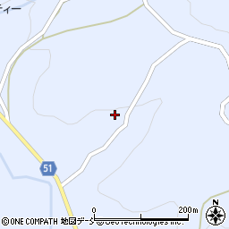 福島県川俣町（伊達郡）秋山（高橋沢）周辺の地図