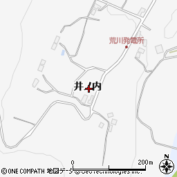 福島県福島市佐原井ノ内周辺の地図