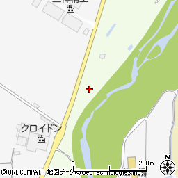 福島県喜多方市熱塩加納町山田（三百苅甲）周辺の地図