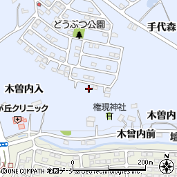 福島県福島市田沢桜台30周辺の地図